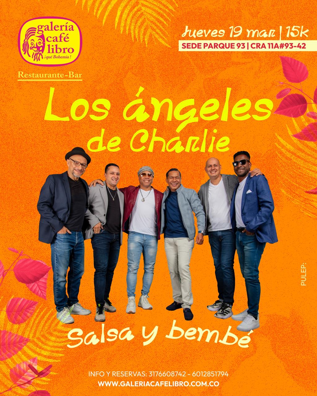 Imagen promoción Los Angeles de Charlie Salsa Y bembe