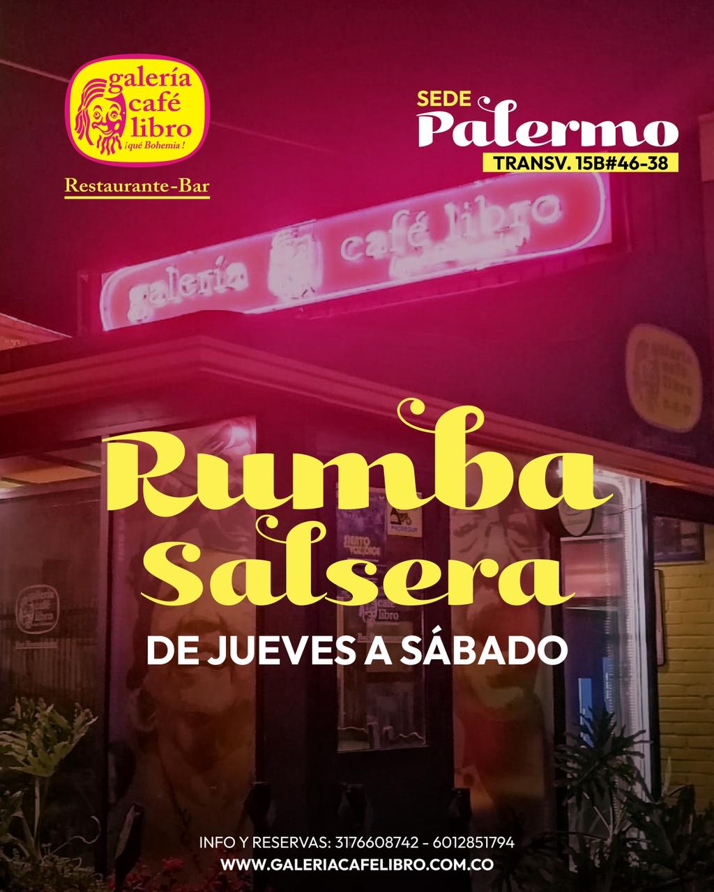 Evento - Galería Café Libro - Programación Sede Palermo