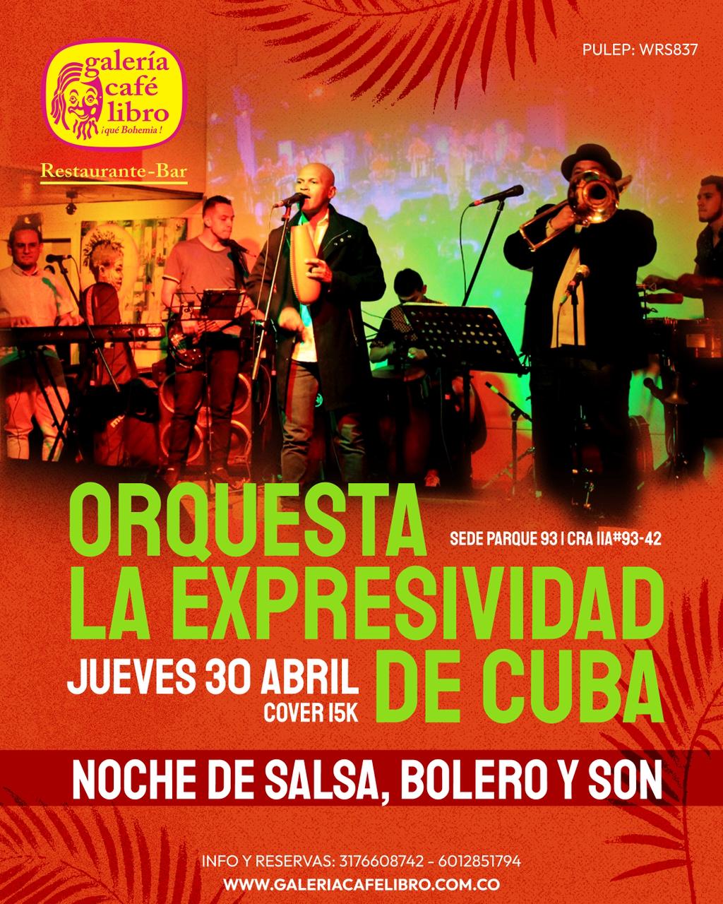 Evento - Galería Café Libro - Programación La Expresividad de Cuba