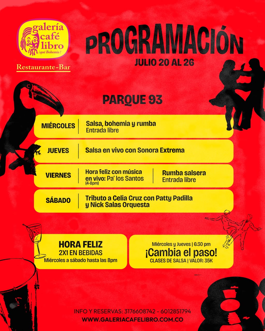 Noticias - Galería Café Libro Programación Semanal 93
