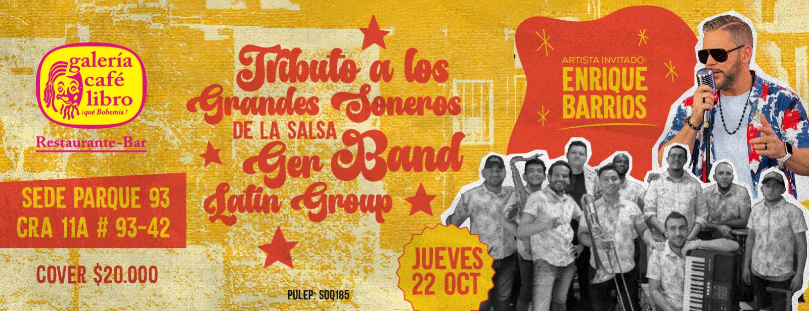 Tributo a los grandes Soneros de la salsa con Ger Band Latin Group